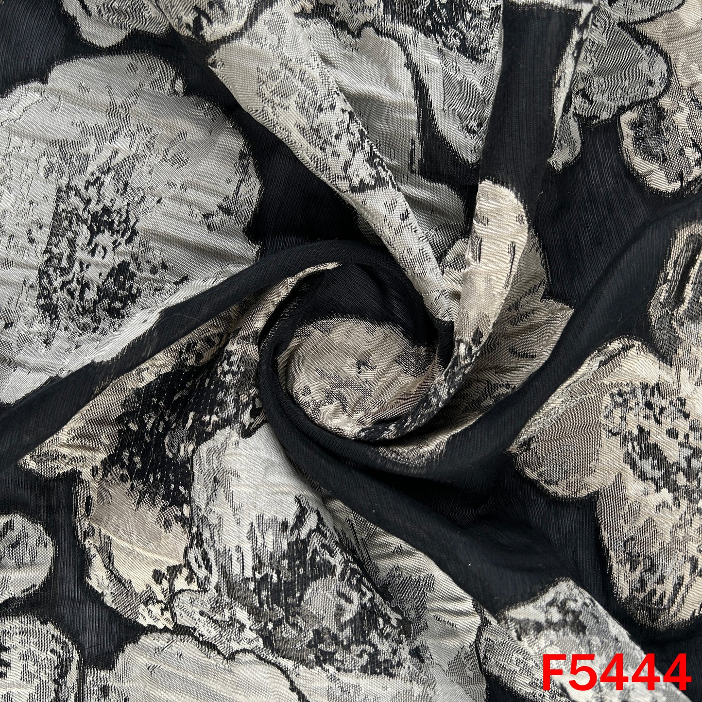 Imported 3D Work Jacquard Fabric - F5444