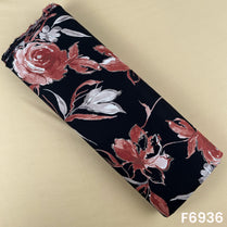 Foil Print Rayon Fabric - F6936