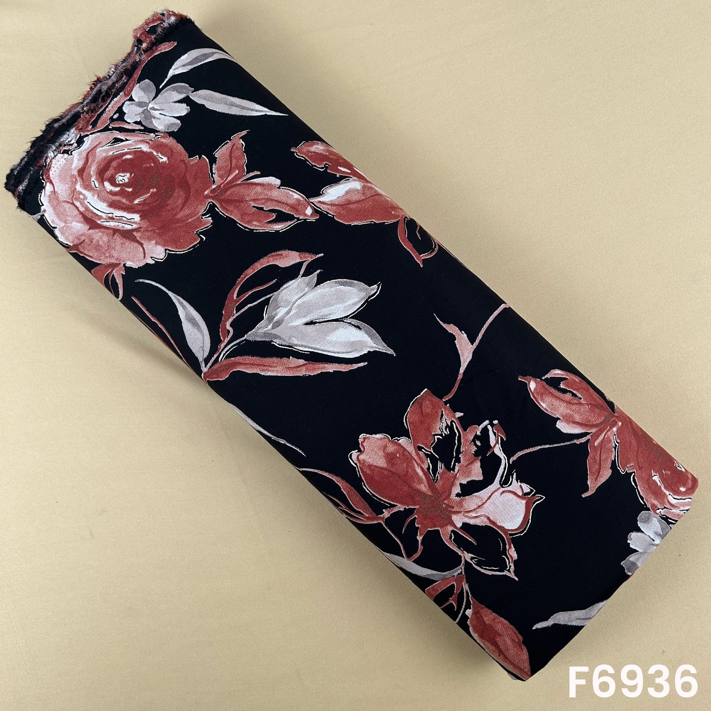 Foil Print Rayon Fabric - F6936