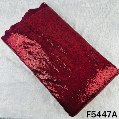 Sequins Embroidered Net Fabric - F5447
