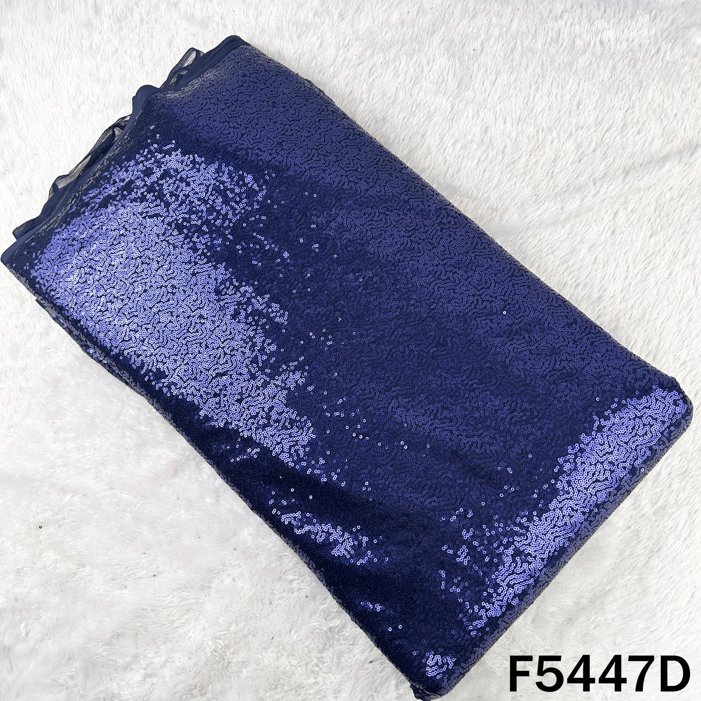 Sequins Embroidered Net Fabric - F5447