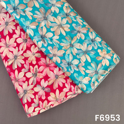 Foil Print Rayon Fabric - F6953