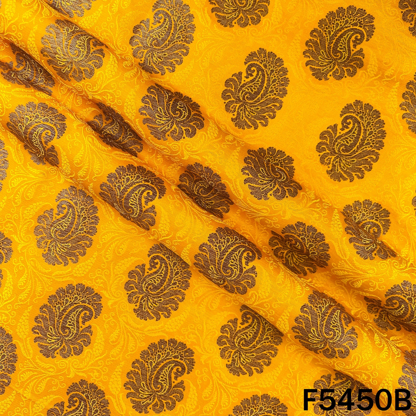 Zari Work Brocade Fabric - F5450