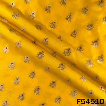 Zari Work Banarasi Brocade Silk Fabric - F5451