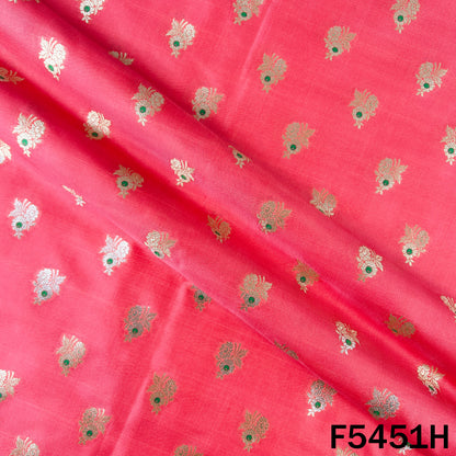 Zari Work Banarasi Brocade Silk Fabric - F5451