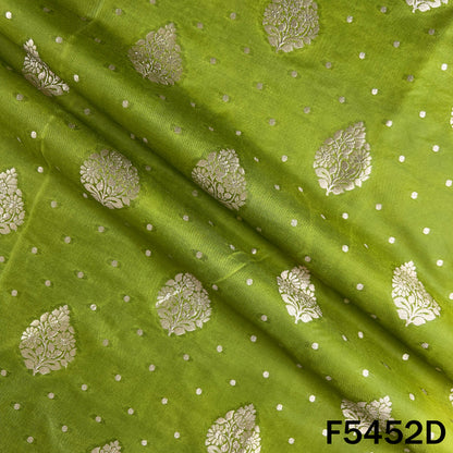 Zari Work Banarasi Brocade Silk Fabric - F5452
