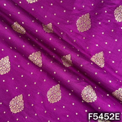 Zari Work Banarasi Brocade Silk Fabric - F5452