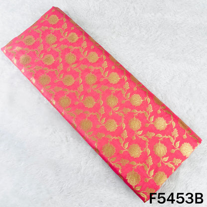 Zari Work Banarasi Brocade Silk Fabric - F5453