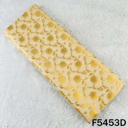 Zari Work Banarasi Brocade Silk Fabric - F5453