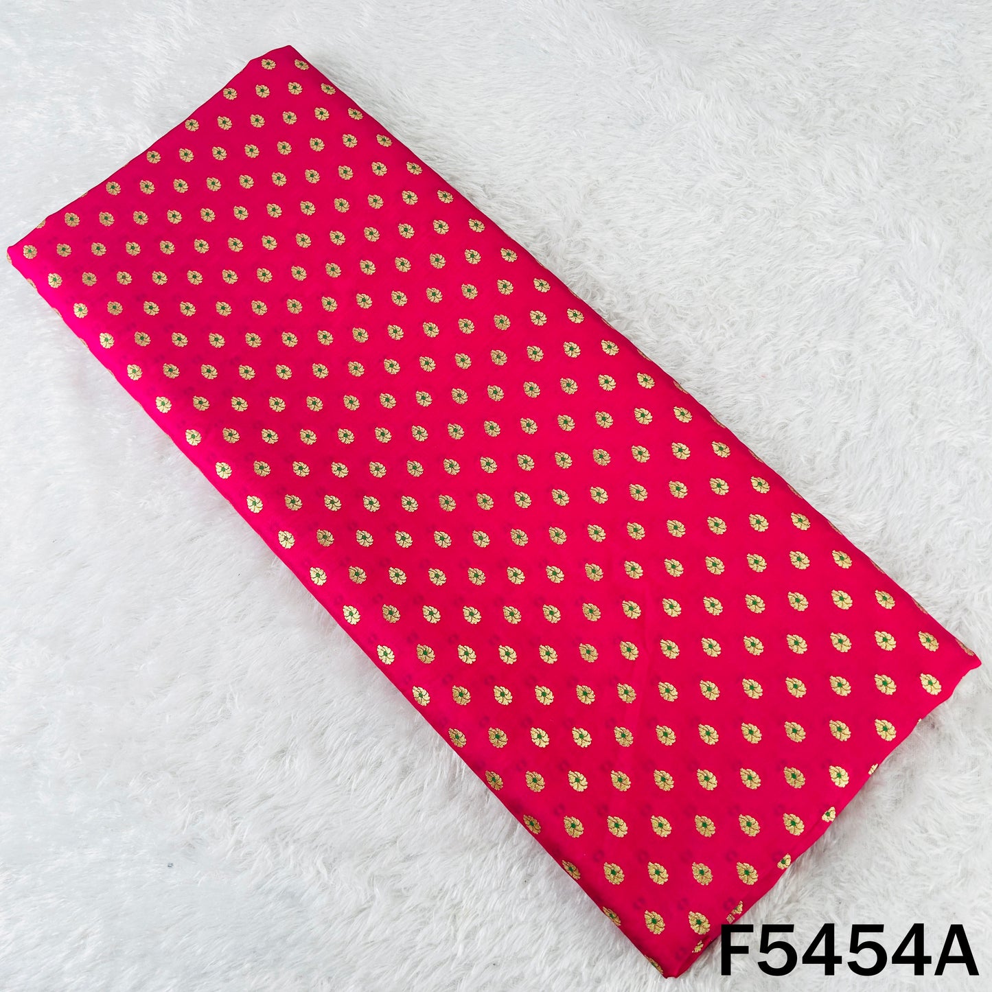 Zari Work Banarasi Brocade Silk Fabric - F5454