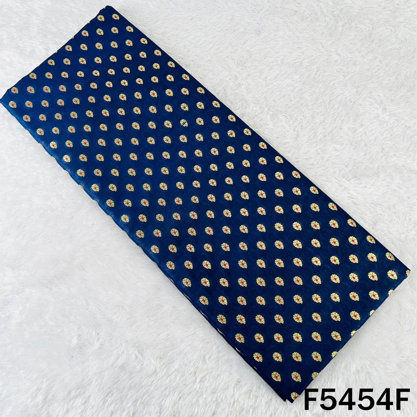 Zari Work Banarasi Brocade Silk Fabric - F5454