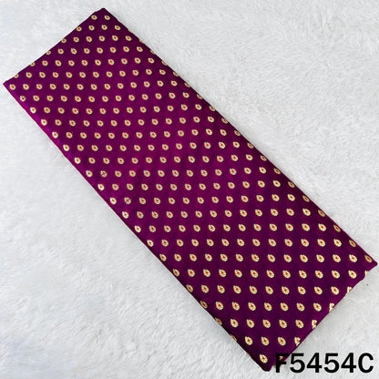 Zari Work Banarasi Brocade Silk Fabric - F5454