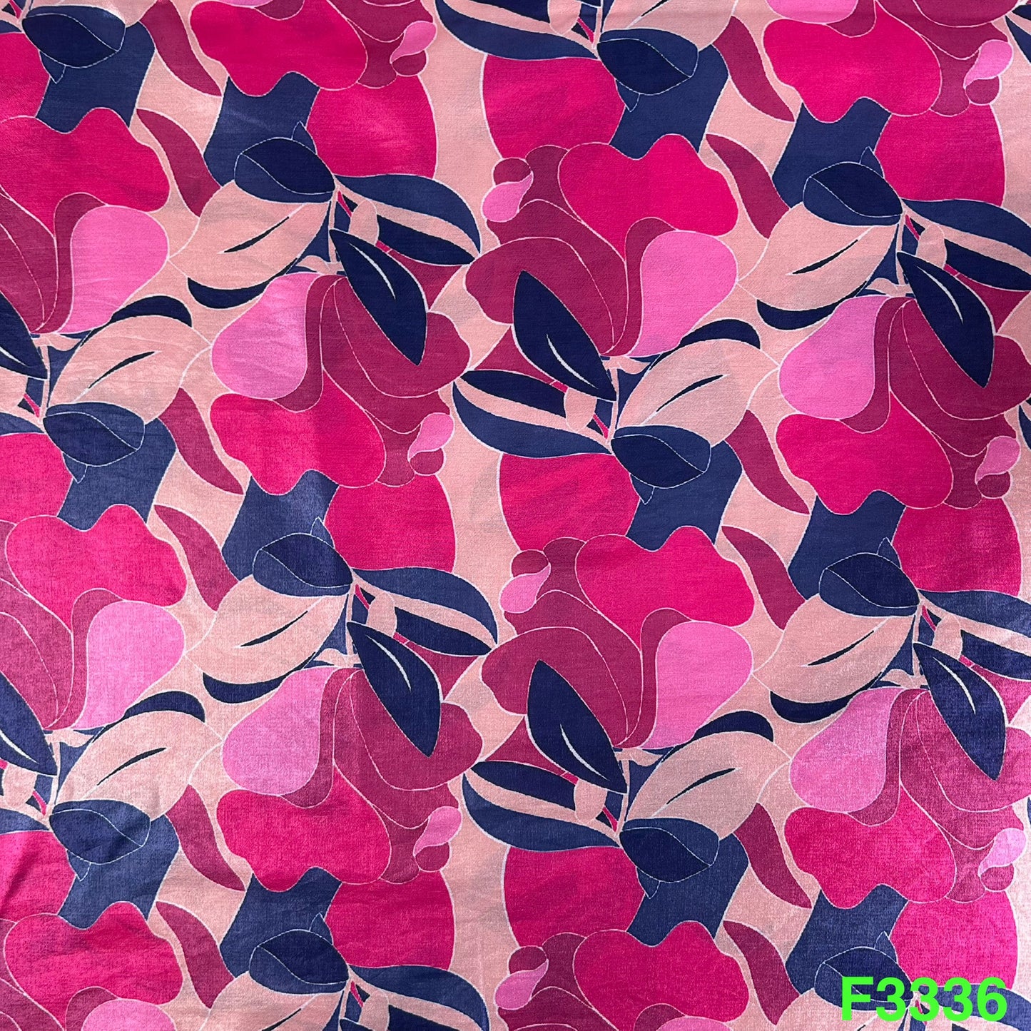 Printed Simmer Silk Fabric-F3336