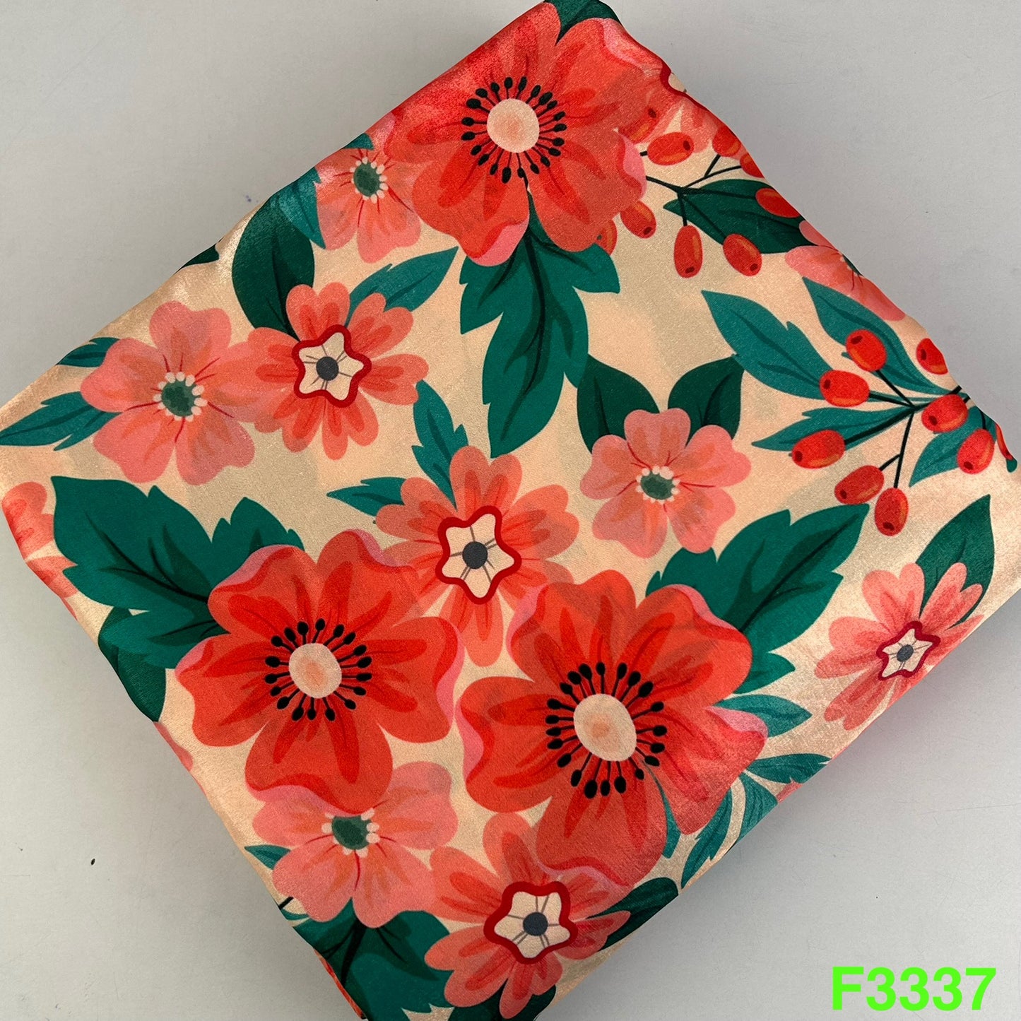 Printed Simmer Silk FAbric-F3337