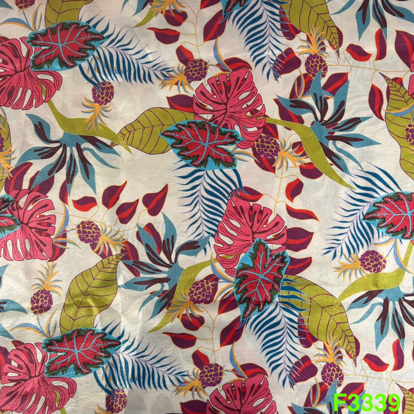 Printed Simmer Silk Fabric-F3339