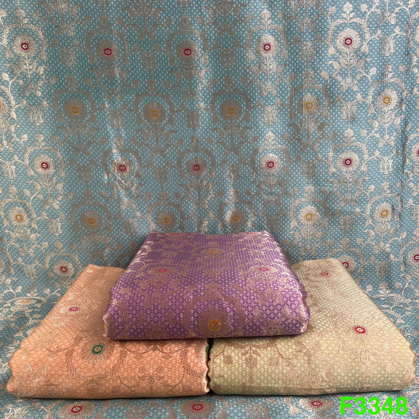 Banarasi Silk Organza Fabric-F3348