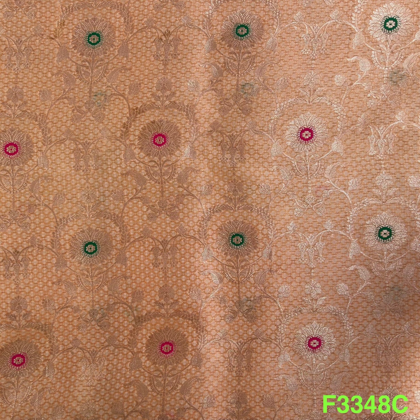 Banarasi Silk Organza Fabric-F3348