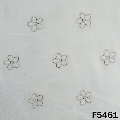 Cut Dana Thread Embroidered Velvet Fabric - F5461