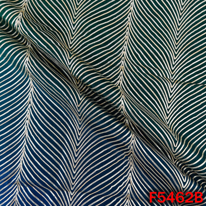 Ombre Shade Gota Patti Work Chinnon Chiffon Fabric - F5462