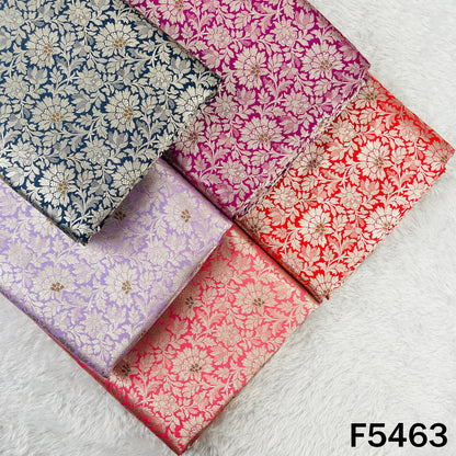 Zari Work Banarasi Brocade Silk Fabric - F5463