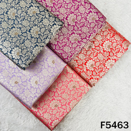 Zari Work Banarasi Brocade Silk Fabric - F5463