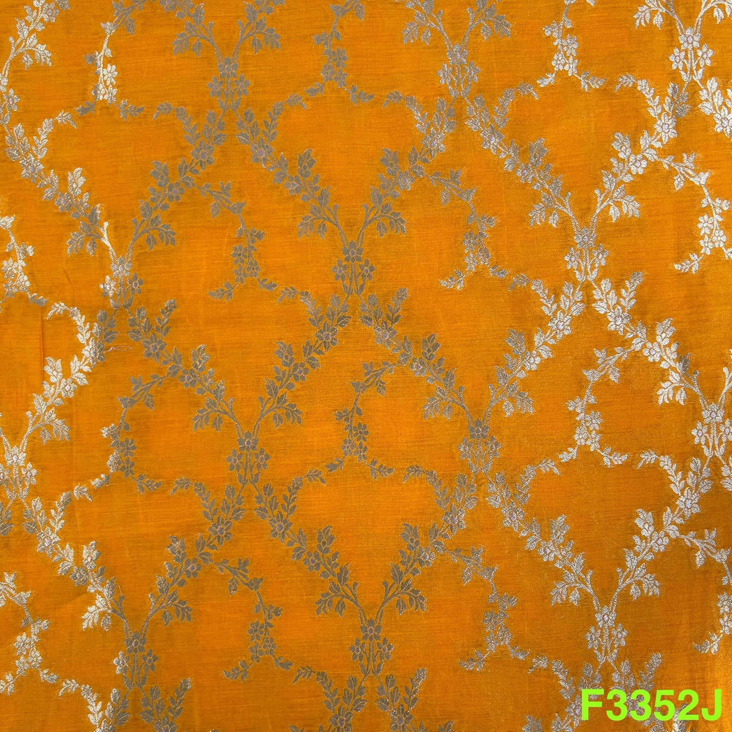 Banarasi Pure Silk Fabric-F3352