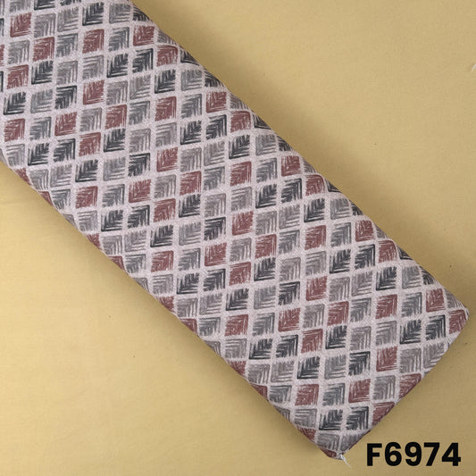 Printed Semi Linen Fabric - F6974