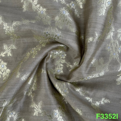 Banarasi Pure Silk Fabric-F3352