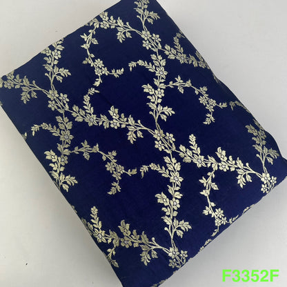 Banarasi Pure Silk Fabric-F3352
