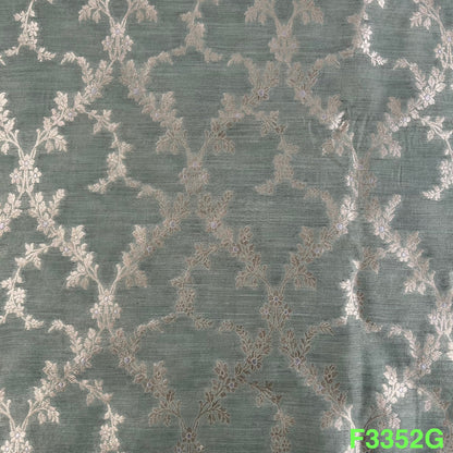 Banarasi Pure Silk Fabric-F3352