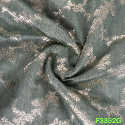 Banarasi Pure Silk Fabric-F3352