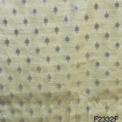 Zari Boota Cotton  Fabric-F2332