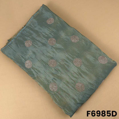 Cut Dana Zari Work Shimmer Tissue Fabric - F6985