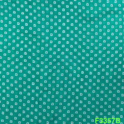 Bandhani Printed Chinon Chiffon Fabric-F3357