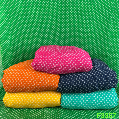 Bandhani Printed Chinon Chiffon Fabric-F3357