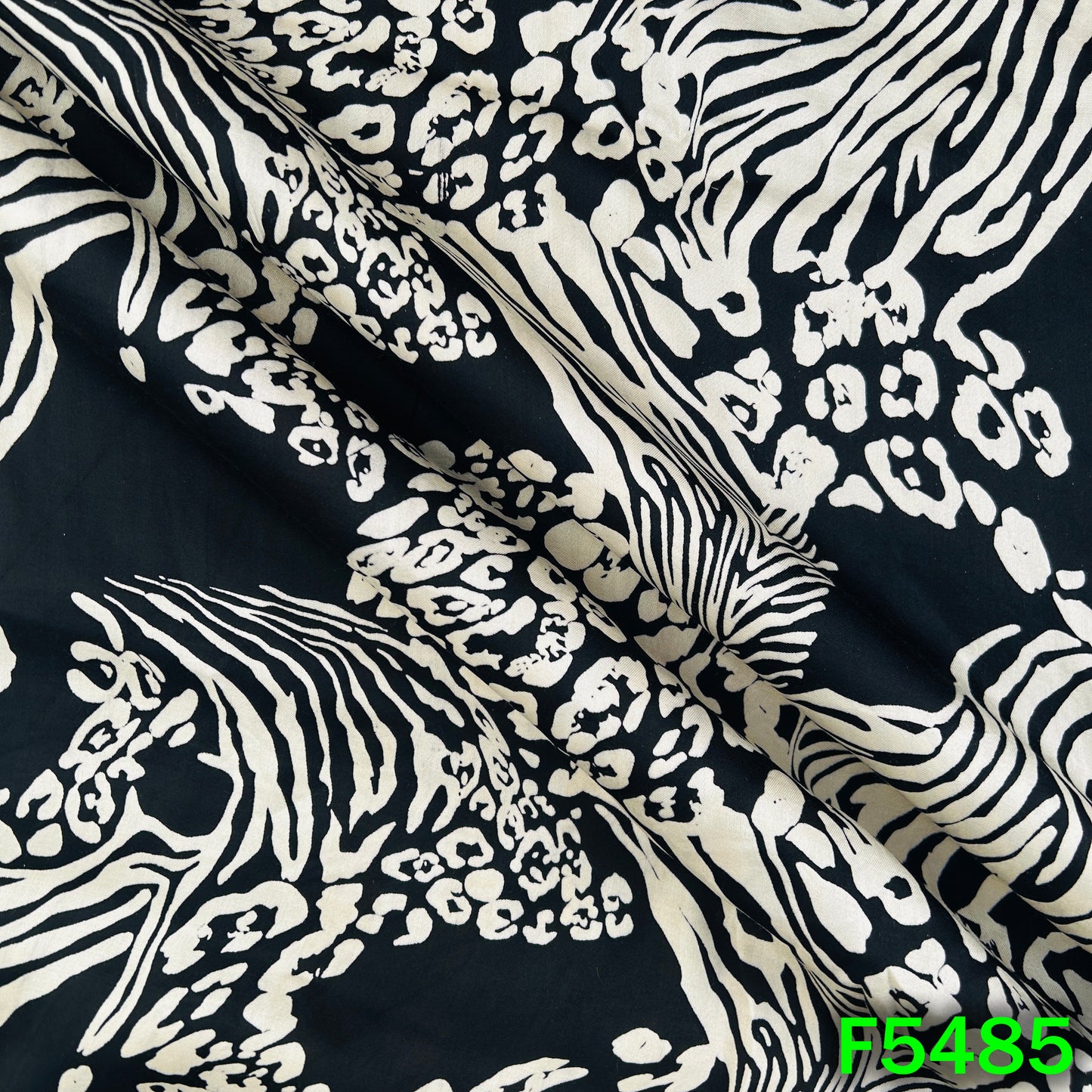 Digital Print Modal Satin Fabric - F5485