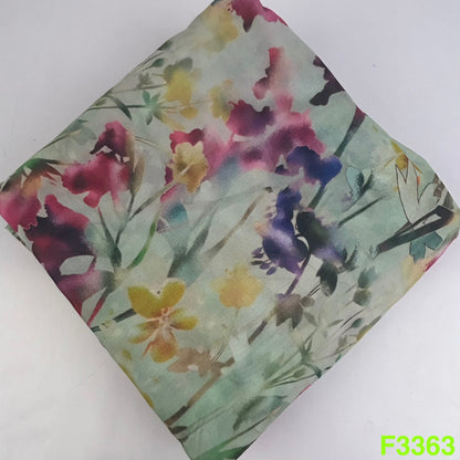 Printed Georgette Fabric-F3363
