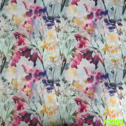 Printed Georgette Fabric-F3363