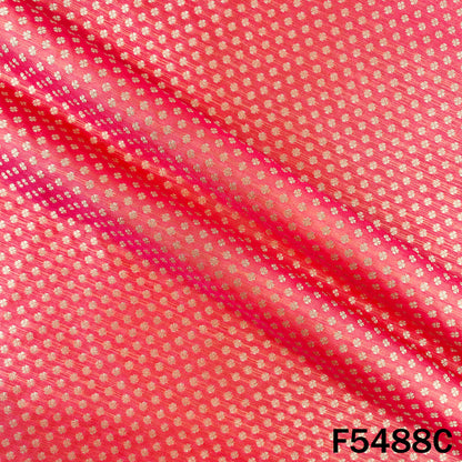Zari Work Brocade Silk Fabric - F5488