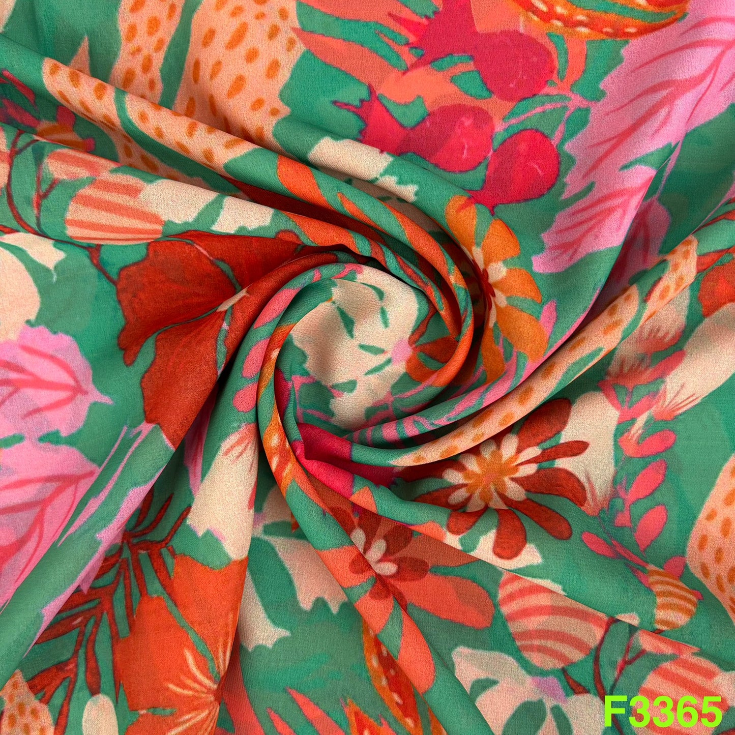 Printed Georgette Fabric-F3365