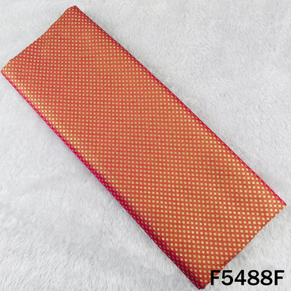 Zari Work Brocade Silk Fabric - F5488