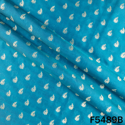 Zari Work Banarasi Brocade Silk Fabric - F5489