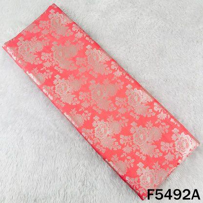 Zari Work Banarasi Brocade Silk Fabric - F5492