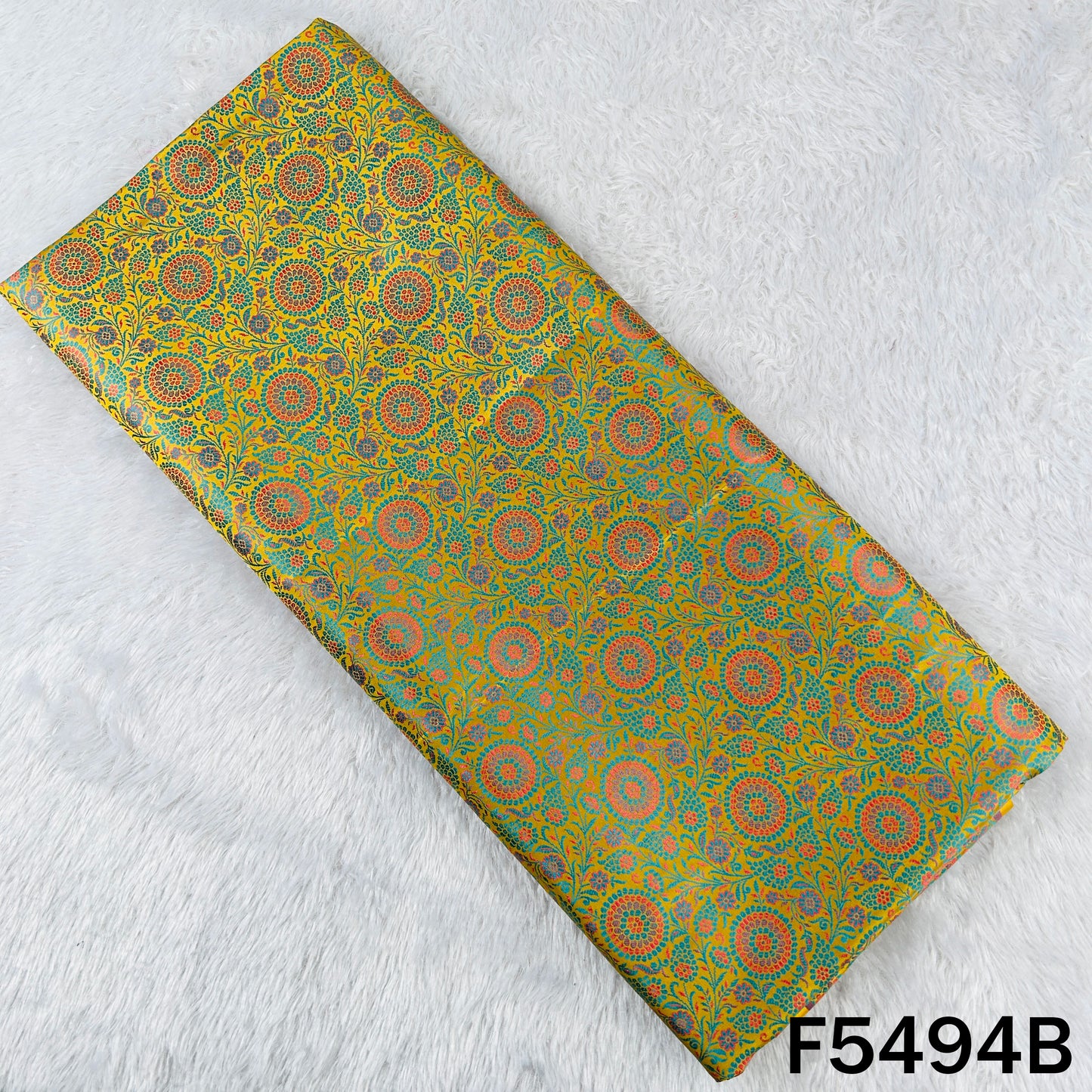 Self Jacquard Silk Fabric - F5494