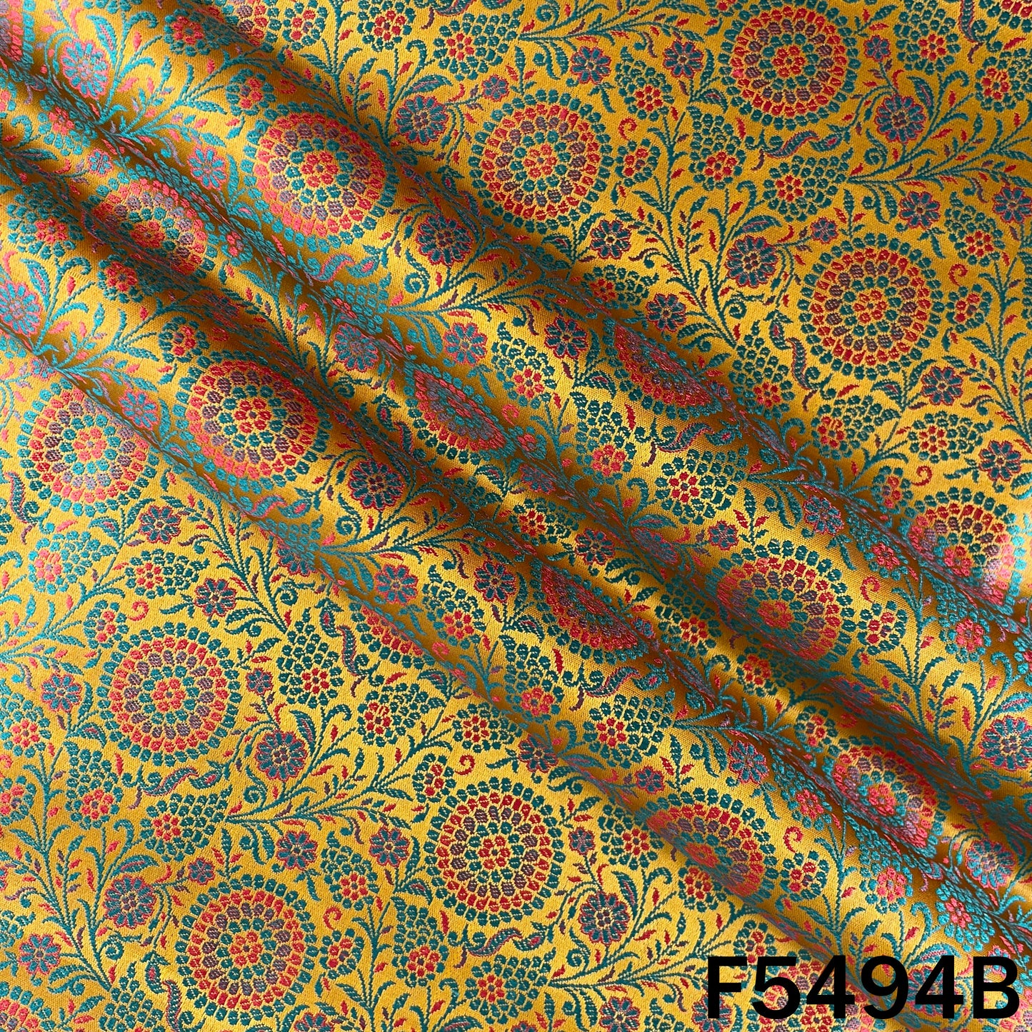 Self Jacquard Silk Fabric - F5494
