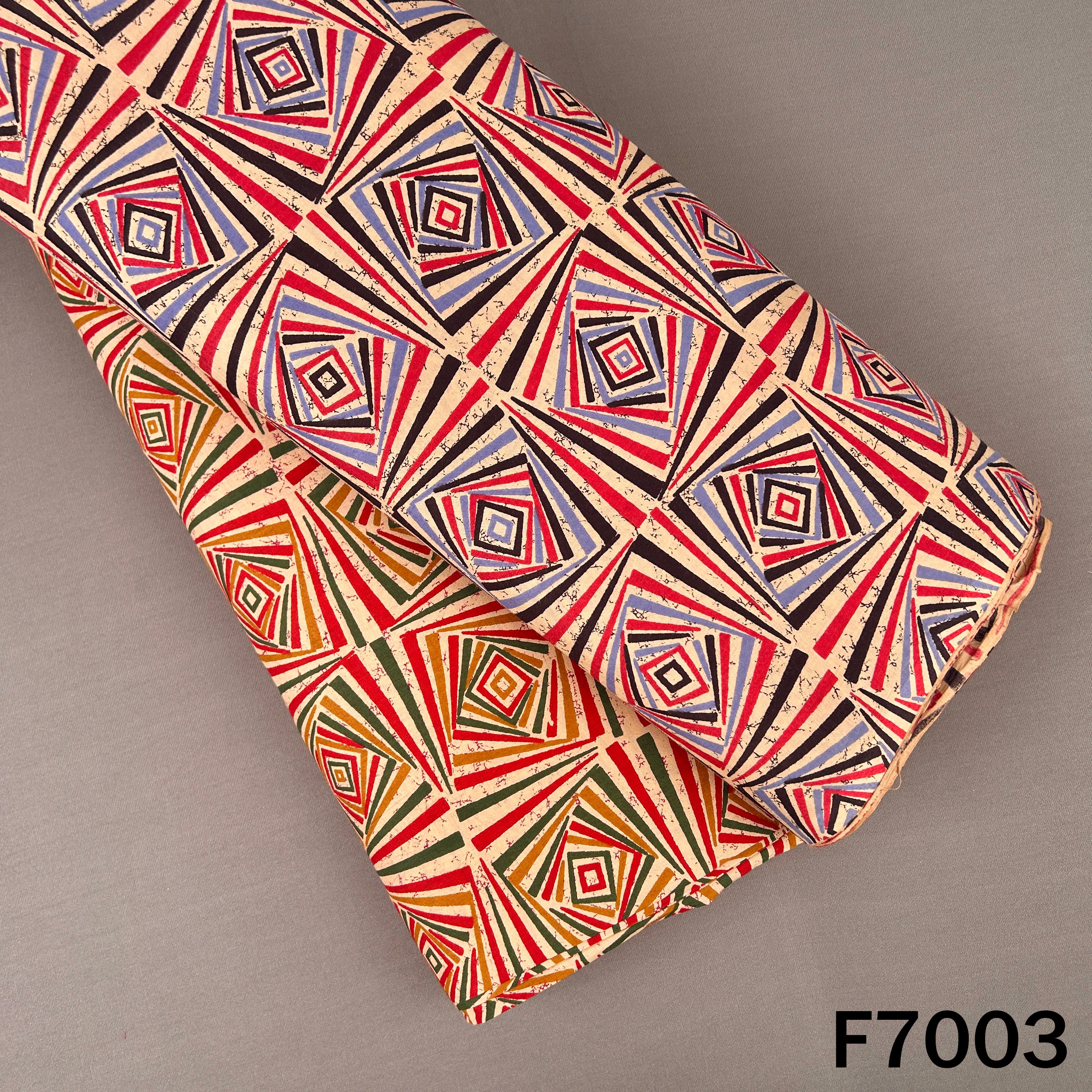 ANATOMICA／BOURGERON CAMBRIC COTTON 21SS Printed Cambric Cotton Fabric - F7003 – Fabricroot