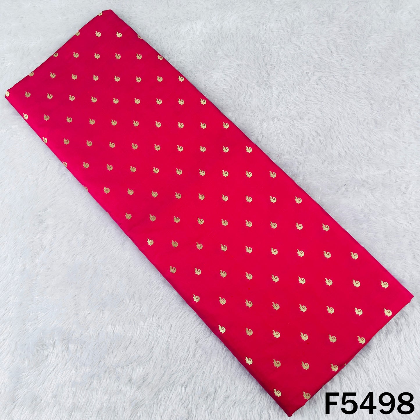 Zari Work Banarasi Brocade Silk Fabric - F5498