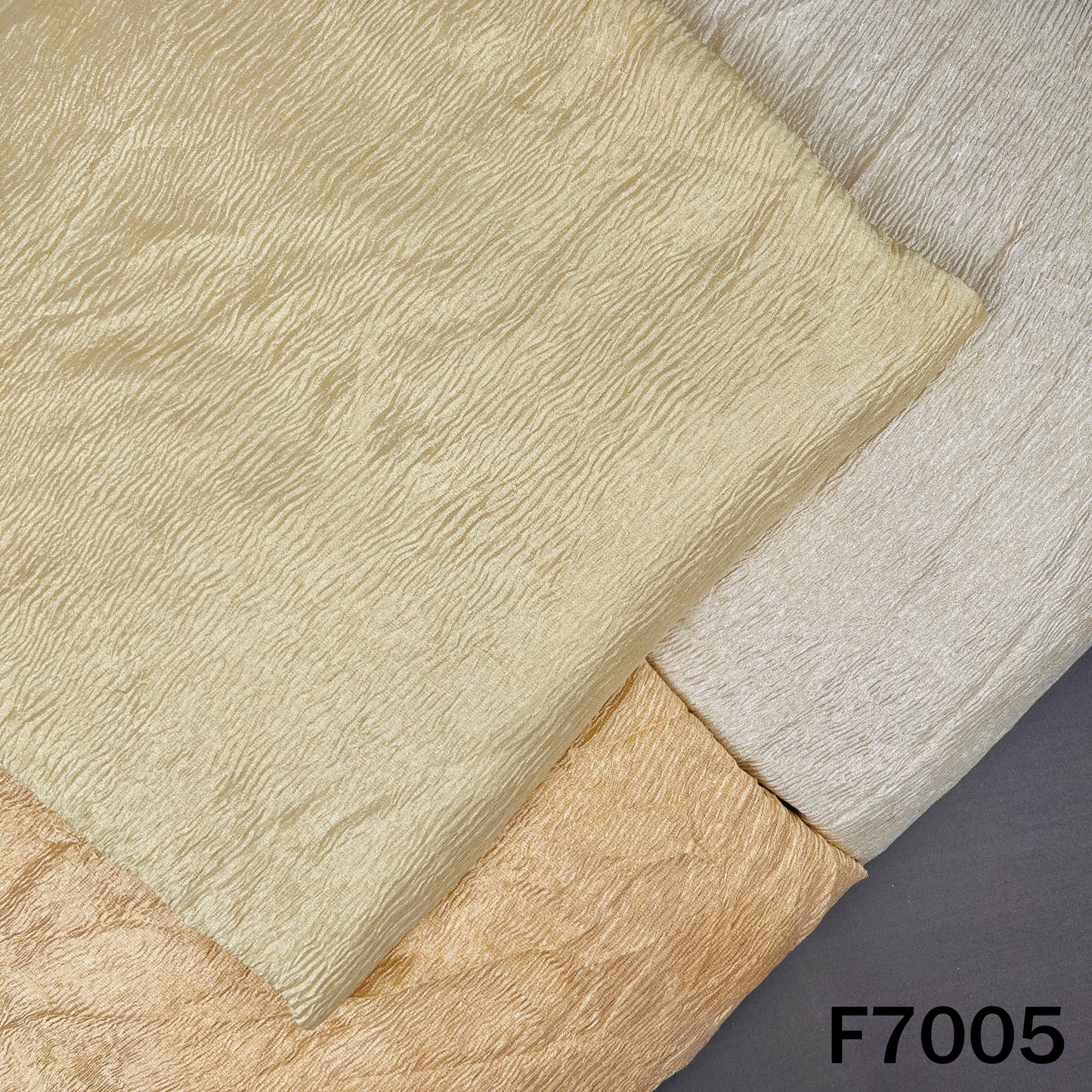 Dyeable Pure Crush Tissue Fabric - F7005