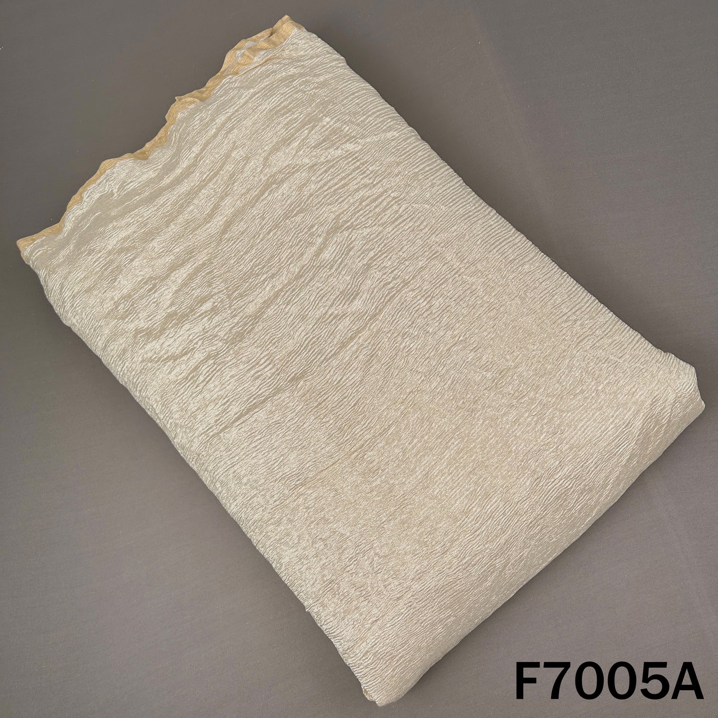 Dyeable Pure Crush Tissue Fabric - F7005