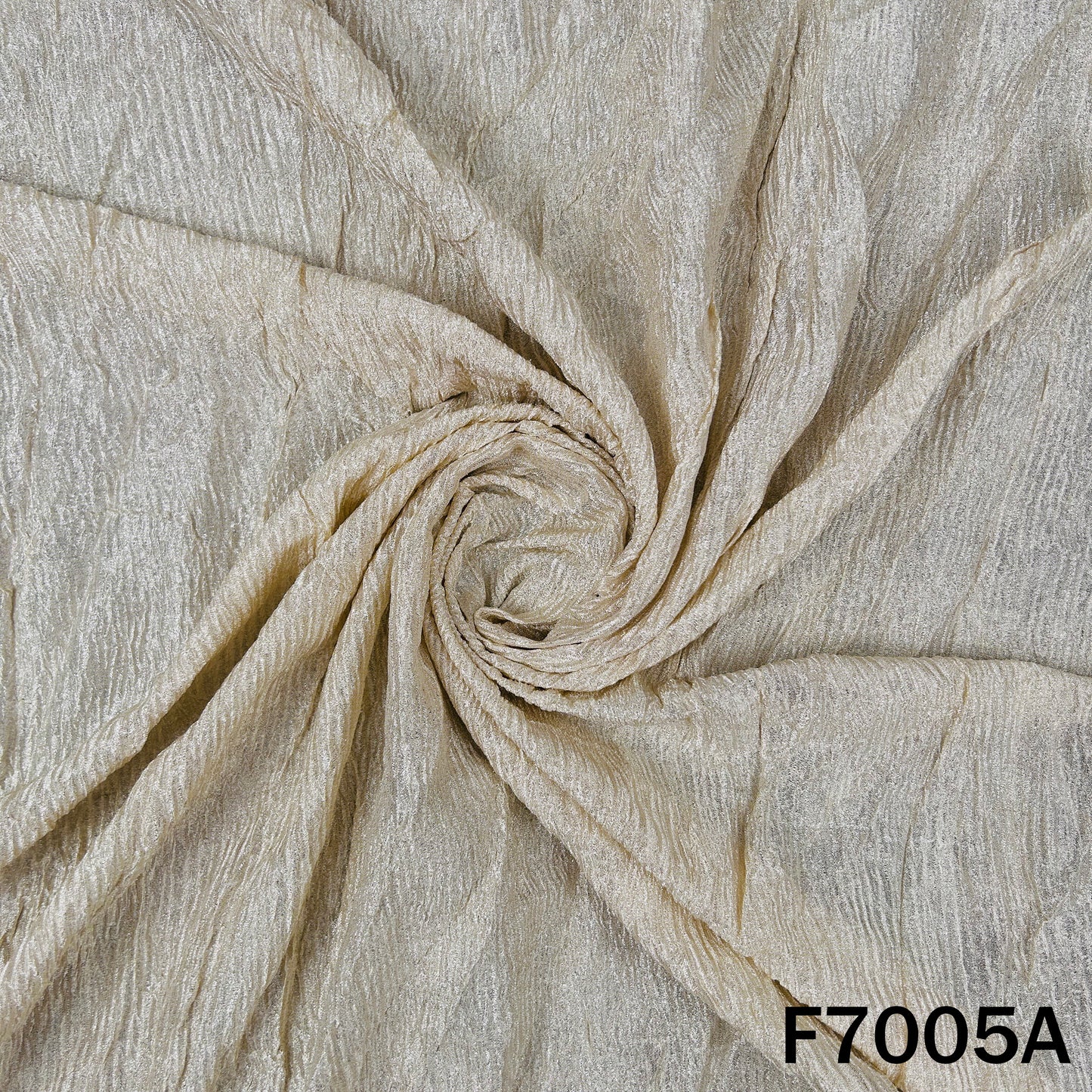 Dyeable Pure Crush Tissue Fabric - F7005
